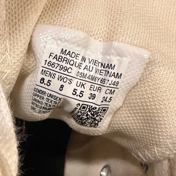 Converse new White High-Top Sneakers - Picture 9 of 10